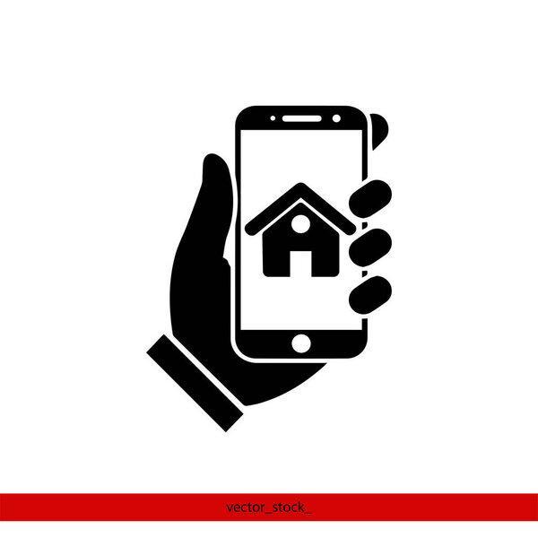 Smart home smart device, vector icons for web and mobile applications. Flat icons on white isolated background