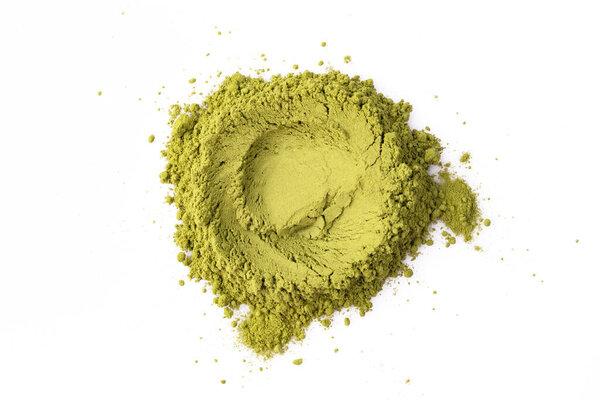 白背景的Henna 、麦草或马沙粉