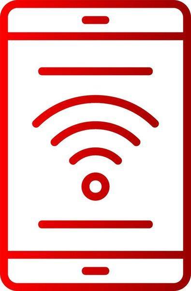WIFI线渐变图标