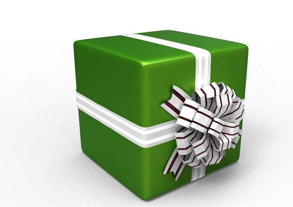 gift pack 3D isolate background