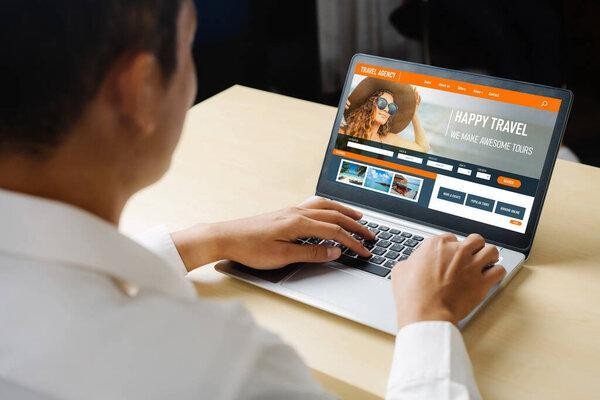 Online travel agency website for modish search and travel planning offers deal and package for flight , hotel and tour booking
