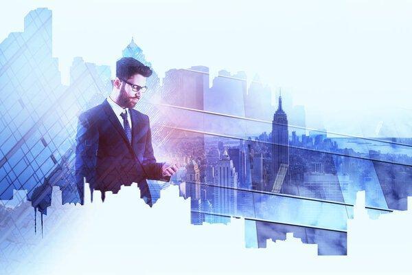 Technology and communication concept 