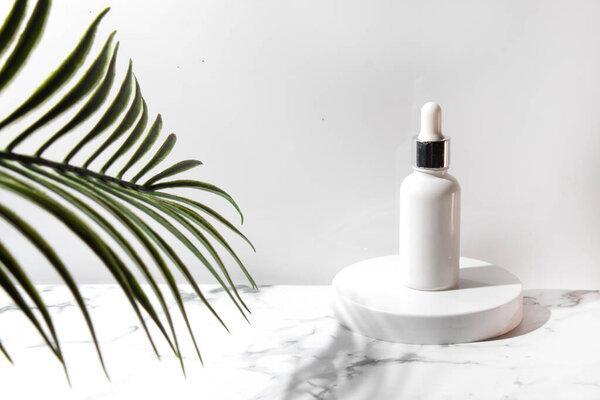 mockup tube bottle for skin care cosmetic, product branding, serum dropper cream lotion treatment