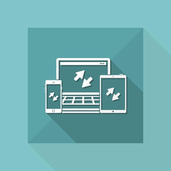 Multi devices synchronization icon