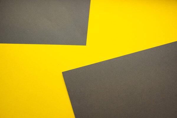 Two colors gray and yellow. Background