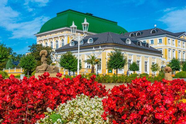 捷克共和国Frantiskovy Lazne的Spolecensky dum大楼。