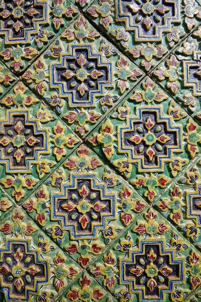 ceramic tiles of different colors with different patterns