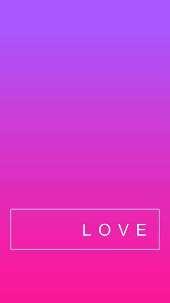 Love social media story duotone template