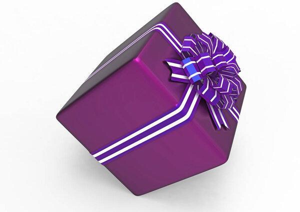 gift pack 3D isolate background