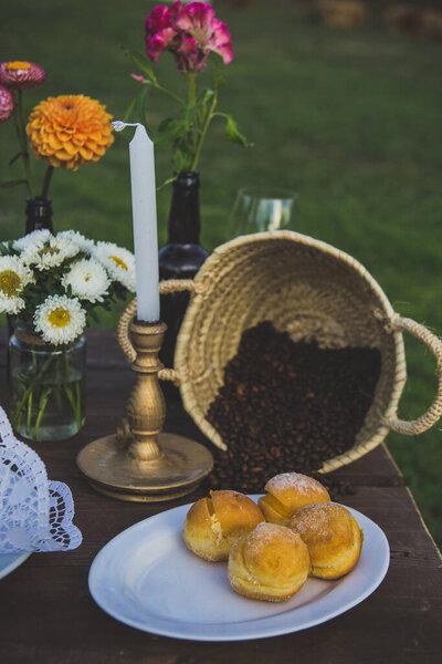 Wedding retro still life with some atrezzo